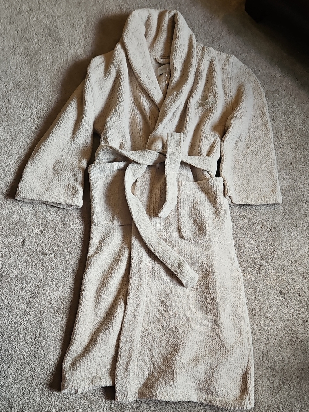 Chadsworth and Haig Tresaro Collection Plush Spa Robe in Beige